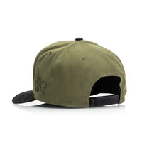 Sullen Clothing Snapback Cap Rock Script Dark Forest