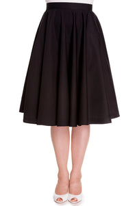 Hell Bunny Tellerrock Paula 50's Skirt Schwarz