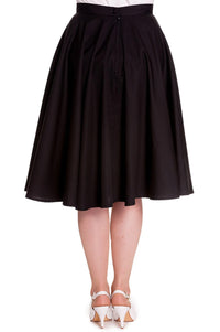 Hell Bunny Tellerrock Paula 50's Skirt Schwarz