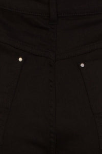 Hell Bunny Latzhose Elly May Denim Dungaree Schwarz