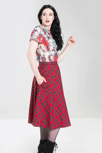 Hell Bunny Rock Irvine 50's Skirt Rot