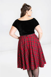 Hell Bunny Rock Irvine 50's Skirt Rot