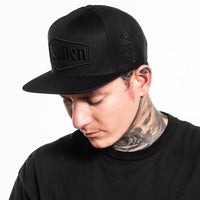 Sullen Clothing Snapback Cap Last Rites Schwarz-Schwarz