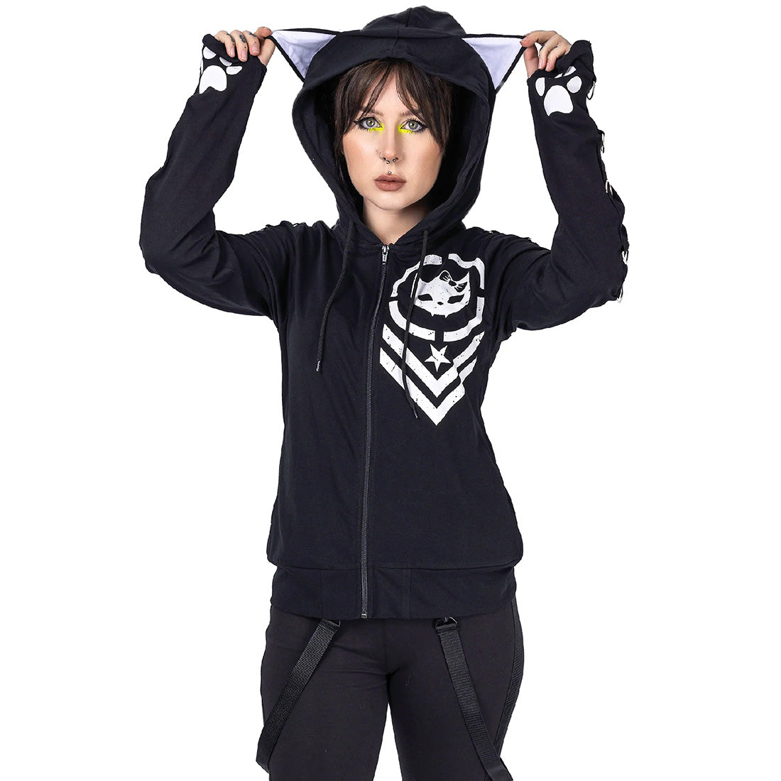 Bye Bye Kitty Kapuzenjacke BBK Militia Hood