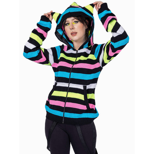 Bye Bye Kitty Kapuzenjacke BBK Vanity Hood