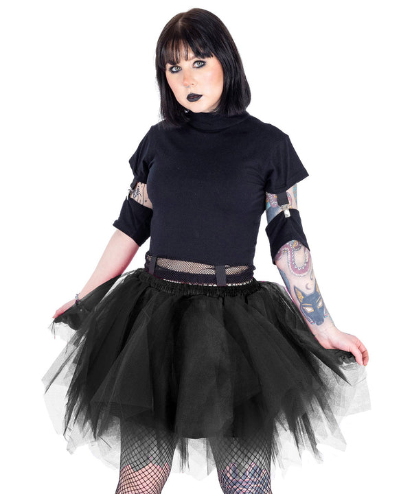 Poizen Industries Petticoat Caelia Tutu Schwarz