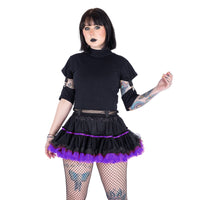 Poizen Industries Tutu Sofra Schwarz Lila