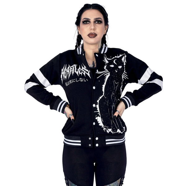 Heartless College Sweatjacke Moon Kitty