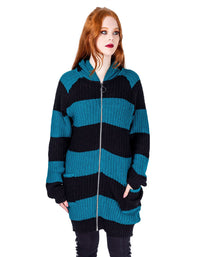 Poizen Industries Strickjacke Esther Cardigan Grün