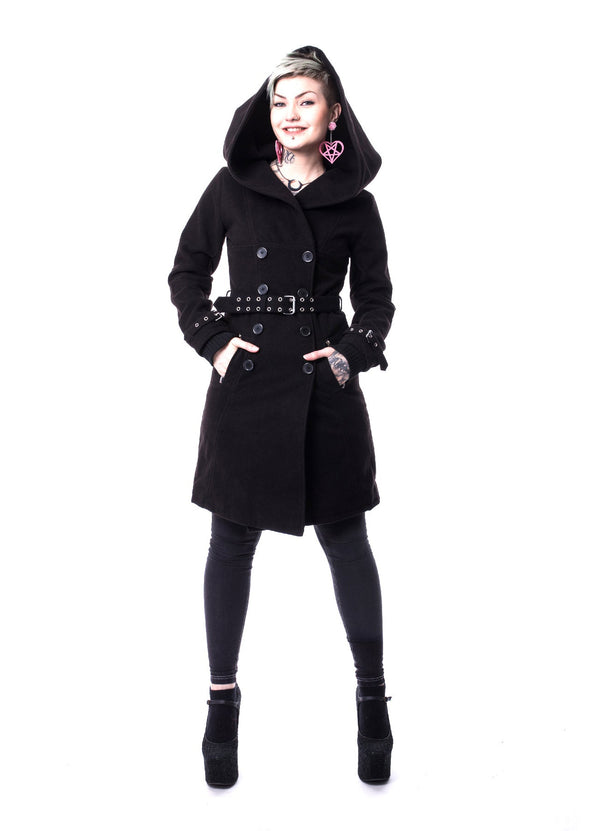 Vixxsin Mantel Decay Coat Schwarz