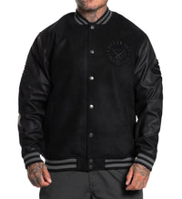 Sullen Clothing Collegejacke Varsity Jacket Schwarz