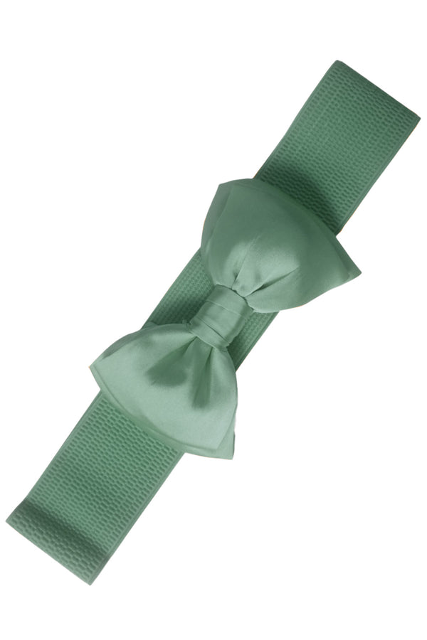 Banned Retro Gürtel Bella Schleife Sea Green