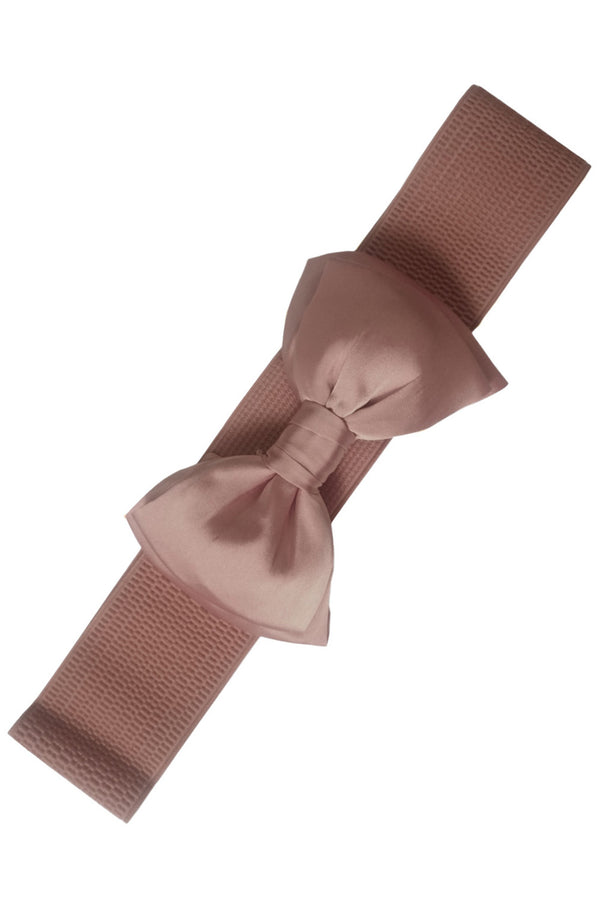 Banned Retro Gürtel Bella Schleife Taupe