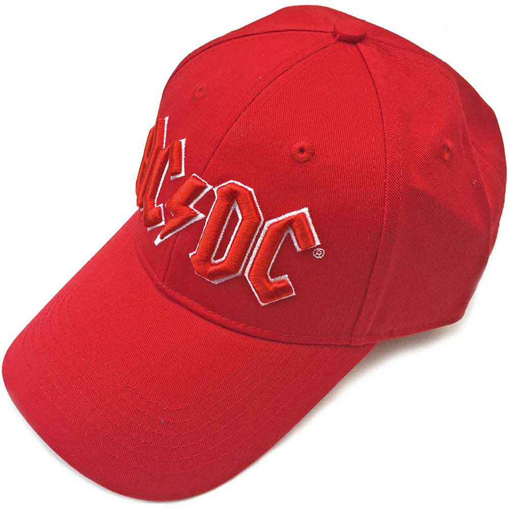 AC/DC Cap Rot Logo Rot