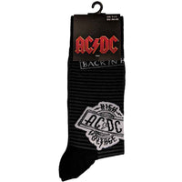 AC/DC Socken Icons Grau