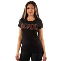 AC/DC T-Shirt Embellished Logo