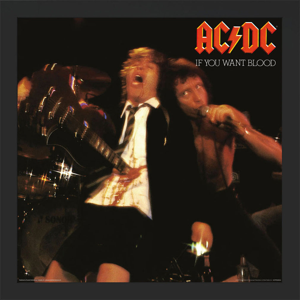AC/DC Gerahmtes Bild If You Want Blood