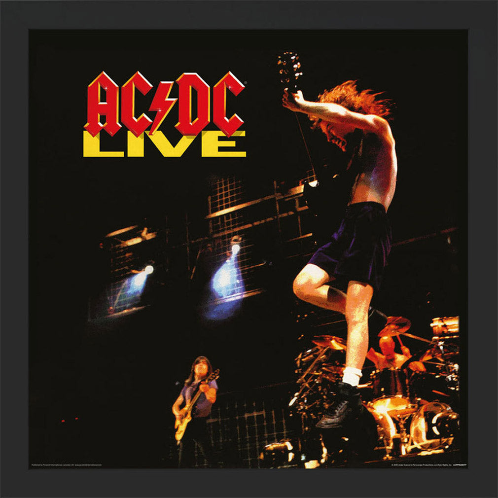 AC/DC Gerahmtes Bild Live