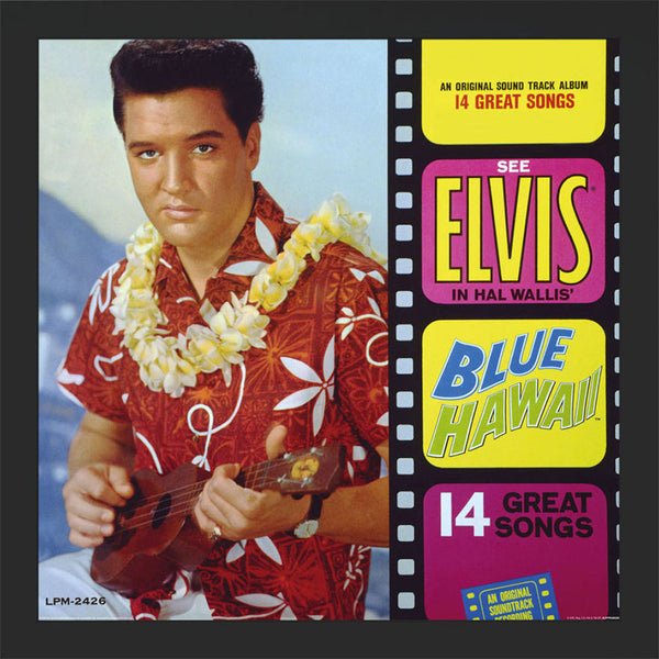 Elvis Presley Gerahmtes Bild Blue Hawaii