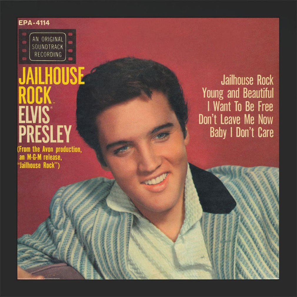 Elvis Presley Gerahmtes Bild Jailhouse Rock