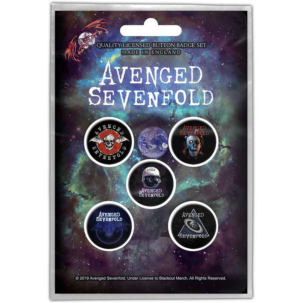 Avenged Sevenfold Anstecker The Stage Button Pack