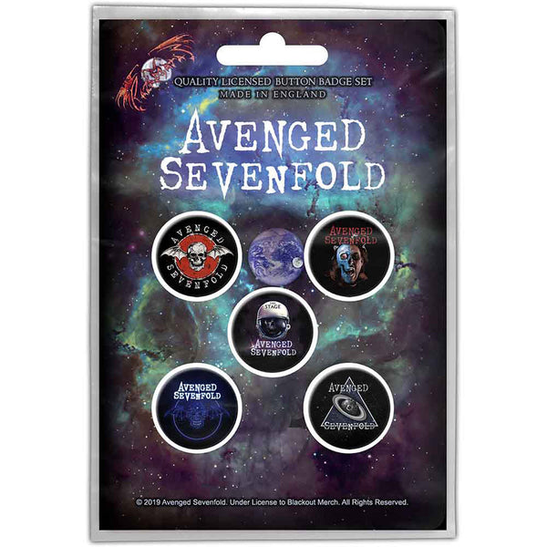 Avenged Sevenfold Anstecker The Stage Button Pack