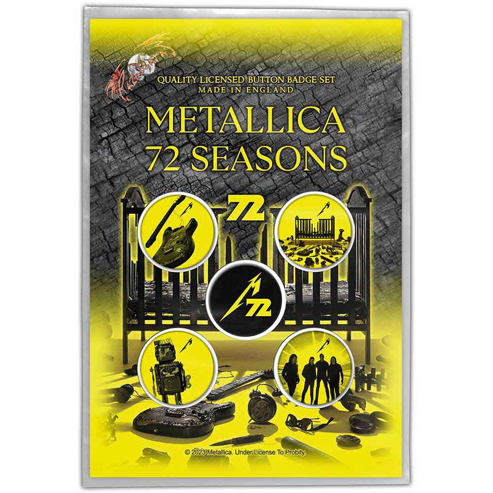 Metallica Anstecker 72 Seasons Button Pack