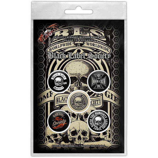 Black Label Society Anstecker Worldwide Button Pack