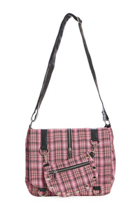 Banned Alternative Schultertasche Twice The Action Rosa