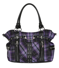 Banned Alternative Schultertasche Rise Up Violett