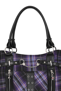 Banned Alternative Schultertasche Rise Up Violett
