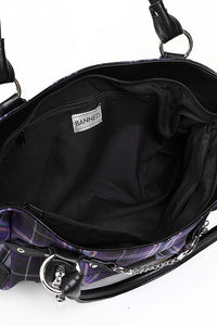 Banned Alternative Schultertasche Rise Up Violett
