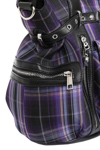 Banned Alternative Schultertasche Rise Up Violett