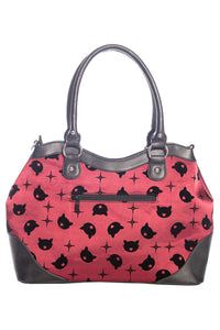 Banned Alternative Schultertasche Lunar Sisters Rot
