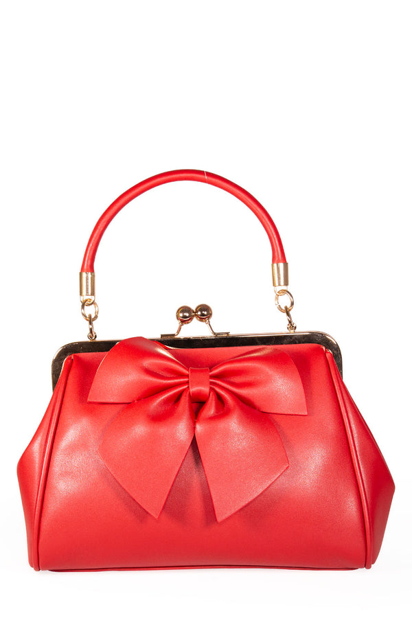 Banned Retro Handtasche Lockwood Bow Rot