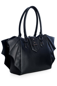 Banned Alternative Schultertasche Annabelle Schwarz