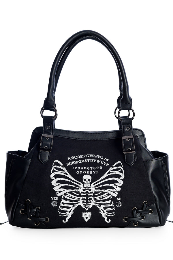 Banned Alternative Handtasche Skeleton Butterfly