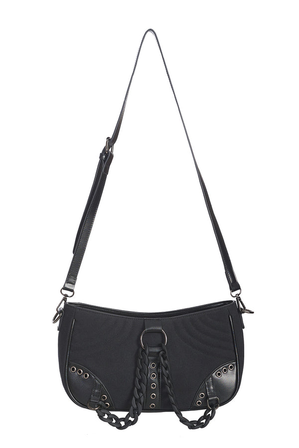 Banned Alternative Schultertasche Earthworm Chain