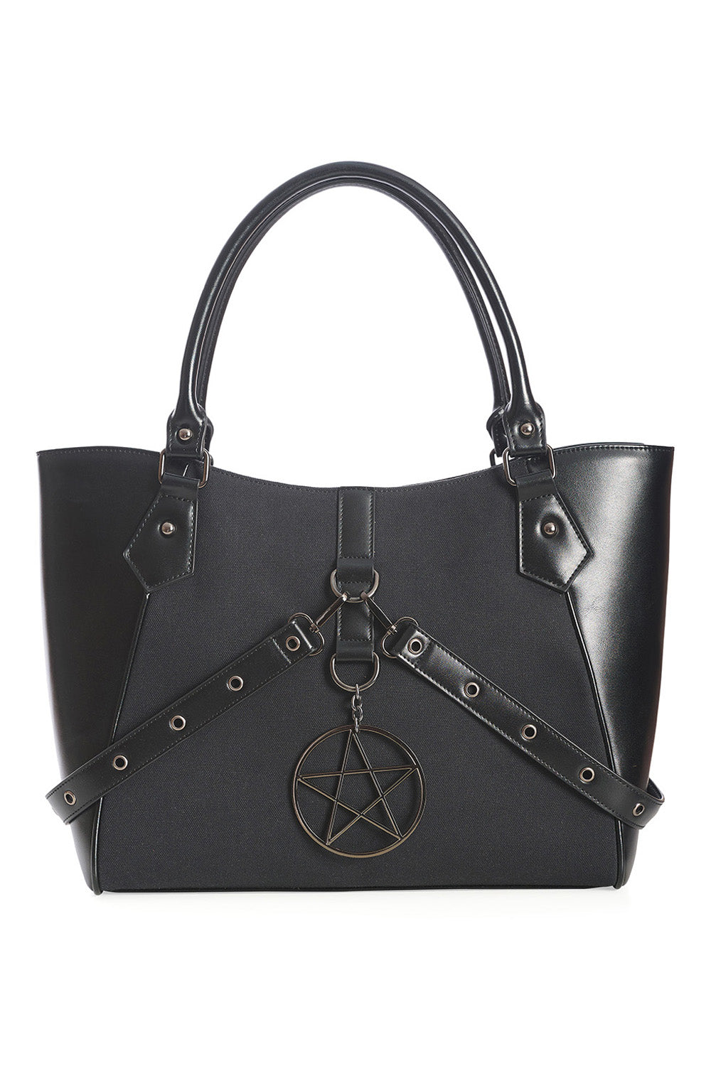 Banned Alternative Schultertasche In Oblivion We Trust Schwarz