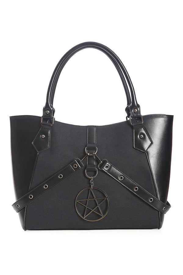 Banned Alternative Schultertasche In Oblivion We Trust Schwarz