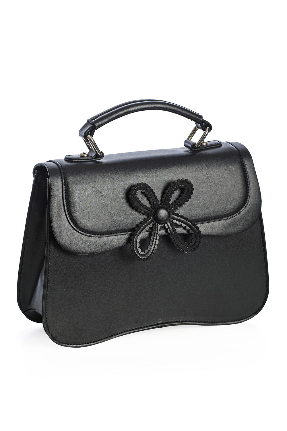 Banned Retro Schultertasche Noelle Schwarz