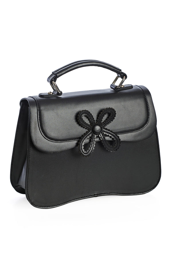 Banned Retro Schultertasche Noelle Schwarz