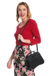 Banned Retro Schultertasche Noelle Schwarz