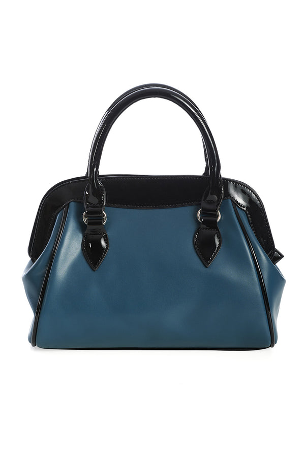 Banned Retro Handtasche Back To Business Blau