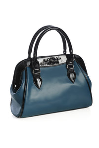 Banned Retro Handtasche Back To Business Blau