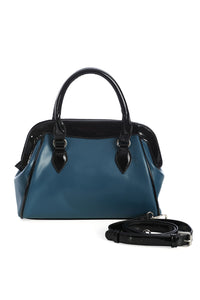 Banned Retro Handtasche Back To Business Blau