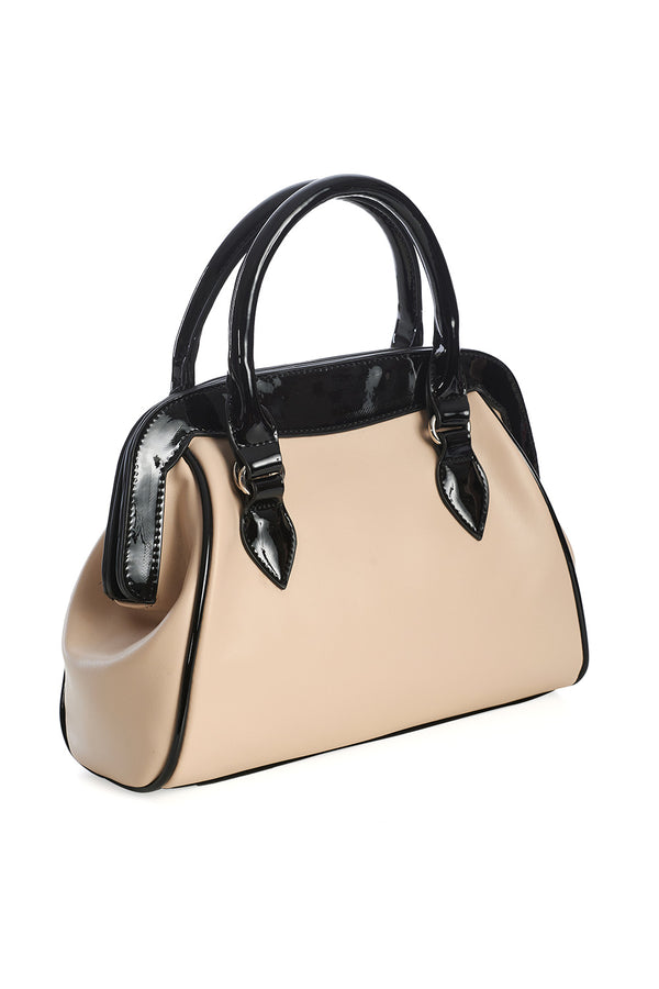 Banned Retro Handtasche Back To Business Cream