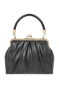 Banned Retro Handtasche Scarlett Frame Schwarz
