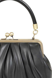 Banned Retro Handtasche Scarlett Frame Schwarz