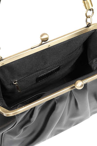 Banned Retro Handtasche Scarlett Frame Schwarz